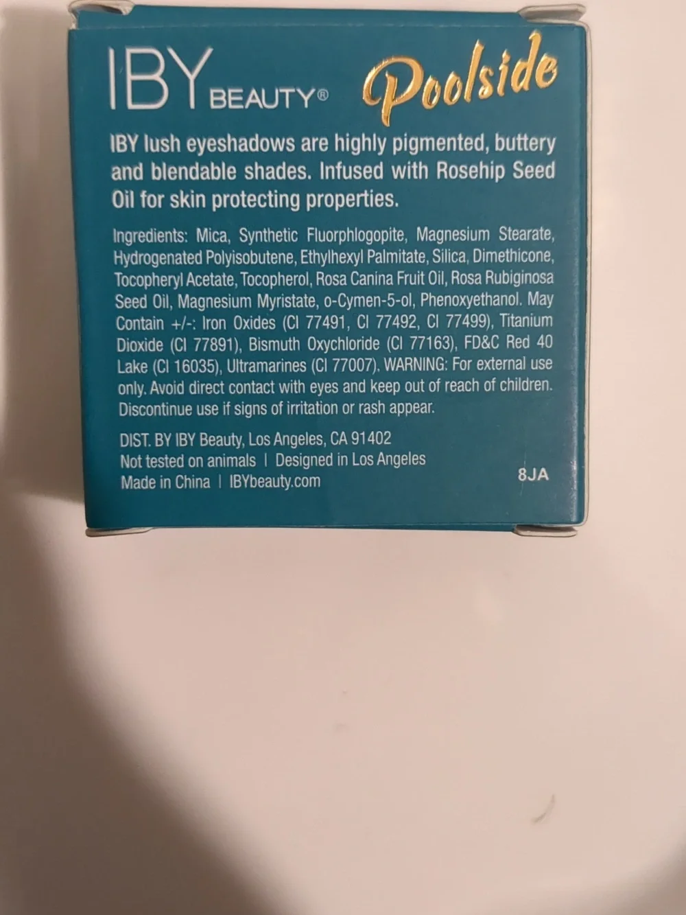 IBY NWT lush eyeshadow